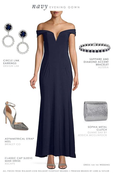 accessories for navy blue dress